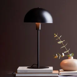 Tafellamp Ellen 20, zwart, metaal, E14 fitting