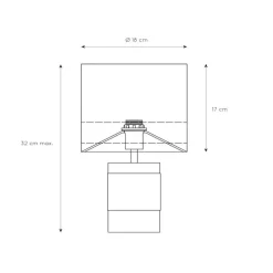 Tafellamp Extravaganza Frizzle, roze/goud