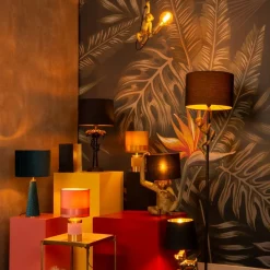 Tafellamp Extravaganza Frizzle, roze/goud