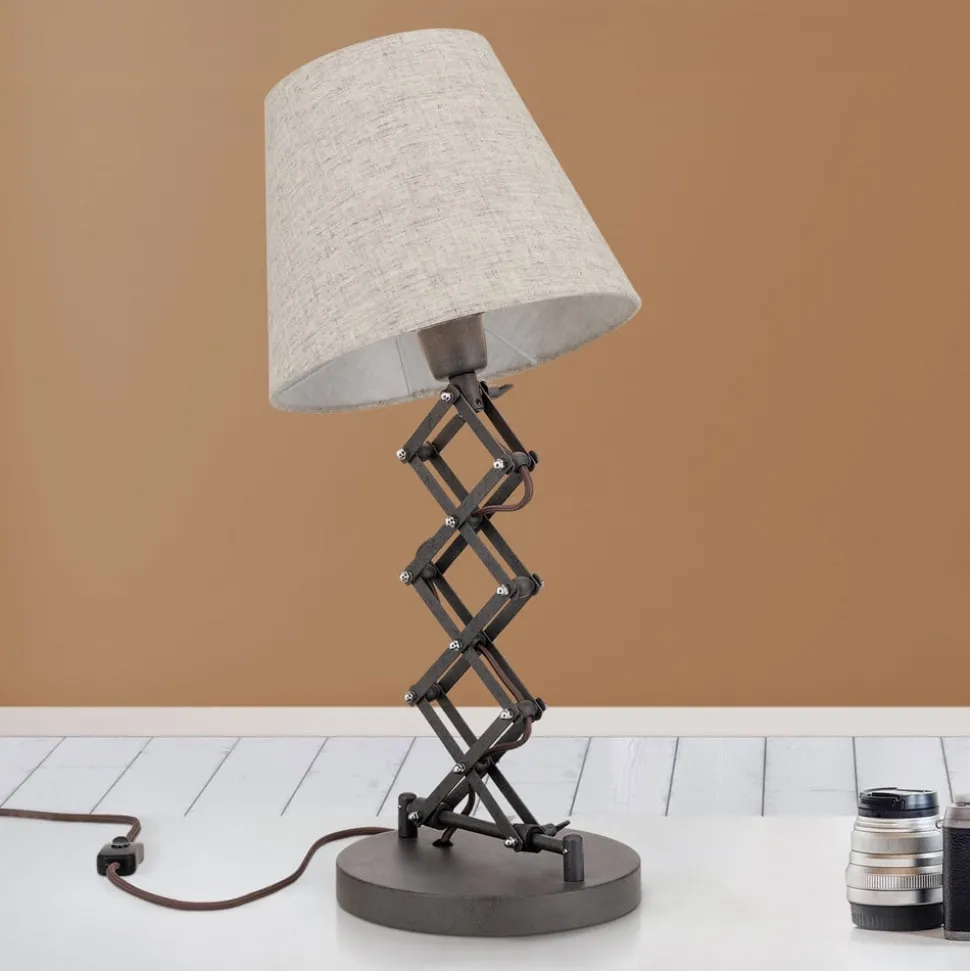 Tafellamp Factory in industriële look