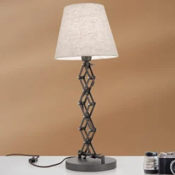 Tafellamp Factory in industriële look