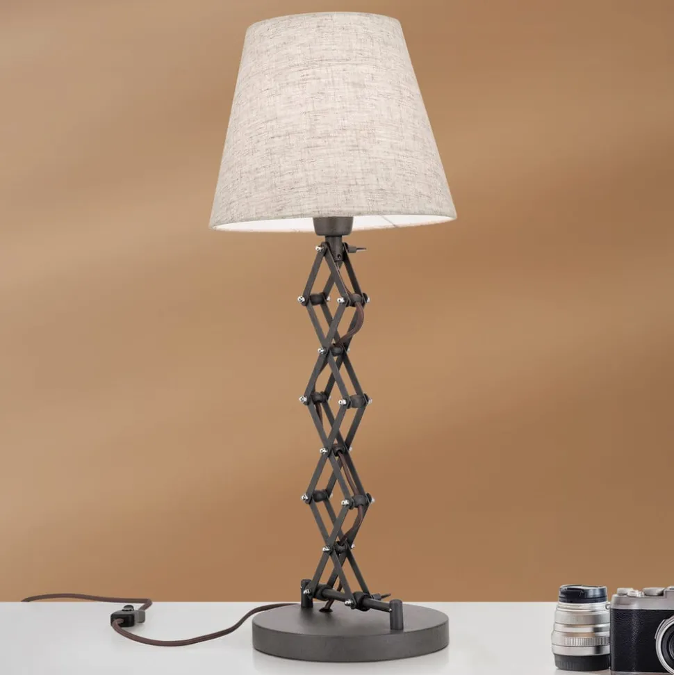 Tafellamp Factory in industriële look