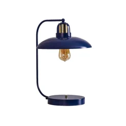 Tafellamp Felix, blauw/goud