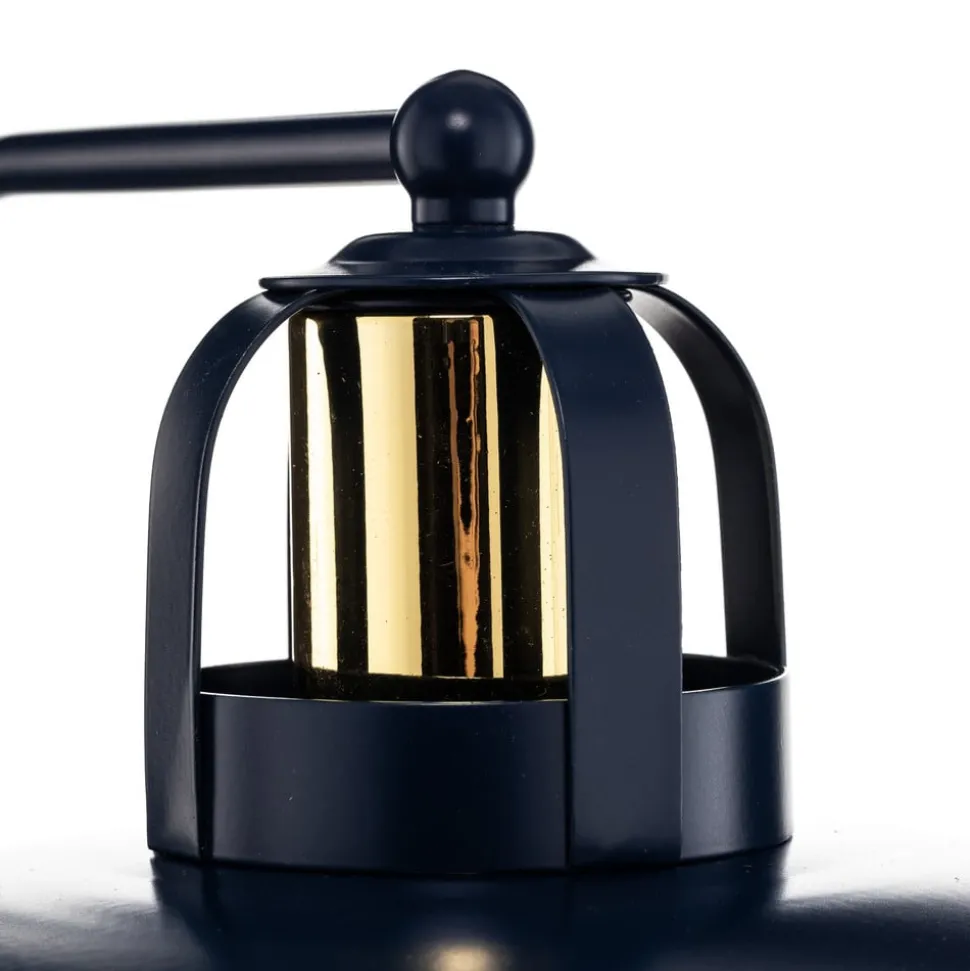 Tafellamp Felix, blauw/goud