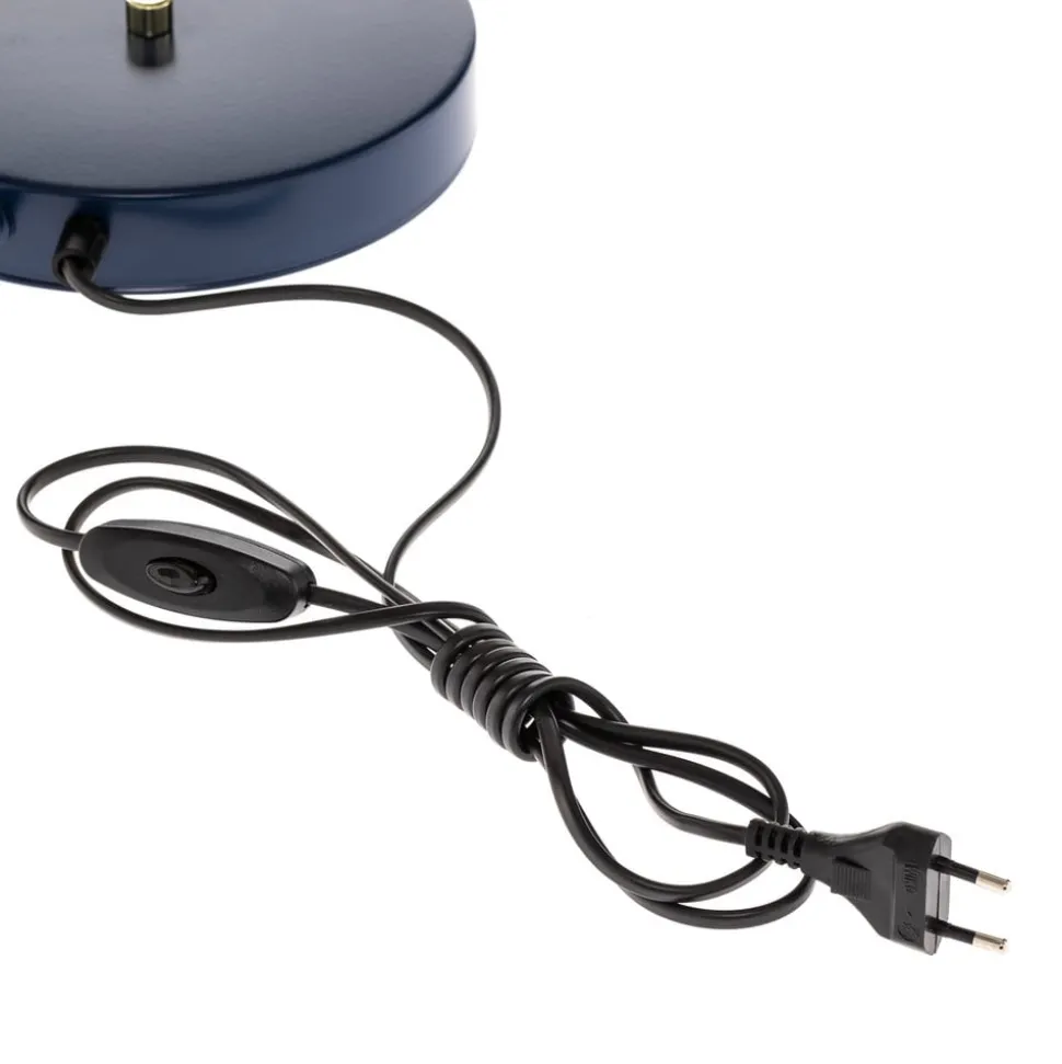 Tafellamp Felix, blauw/goud