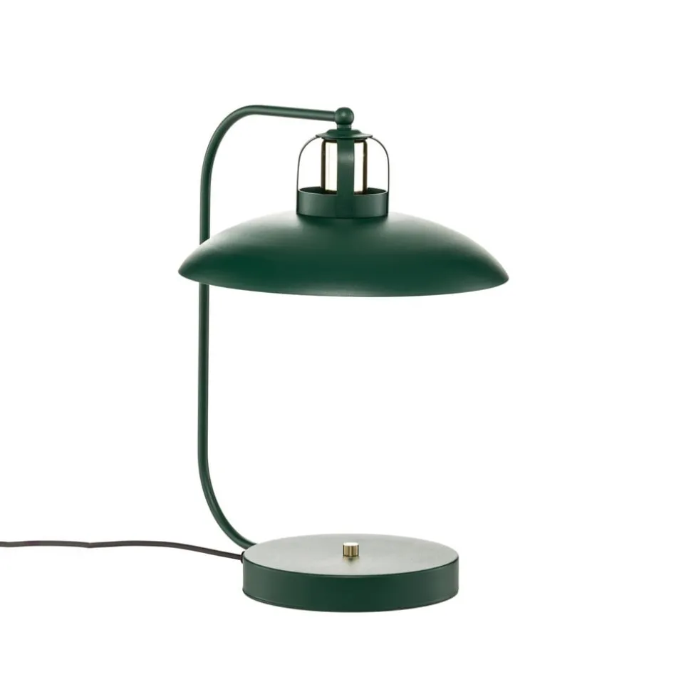 Tafellamp Felix, groen/goud