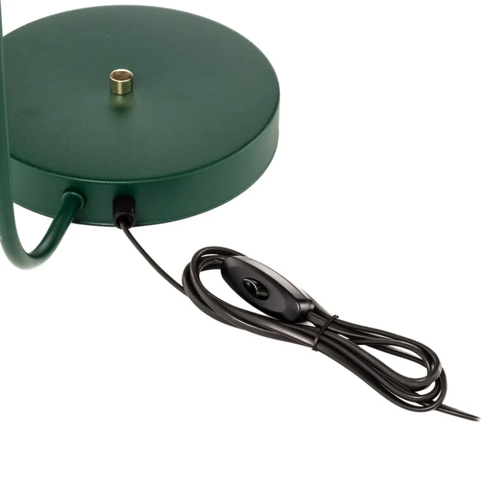 Tafellamp Felix, groen/goud