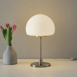 Tafellamp Gaia Big met touchfunctie, wit