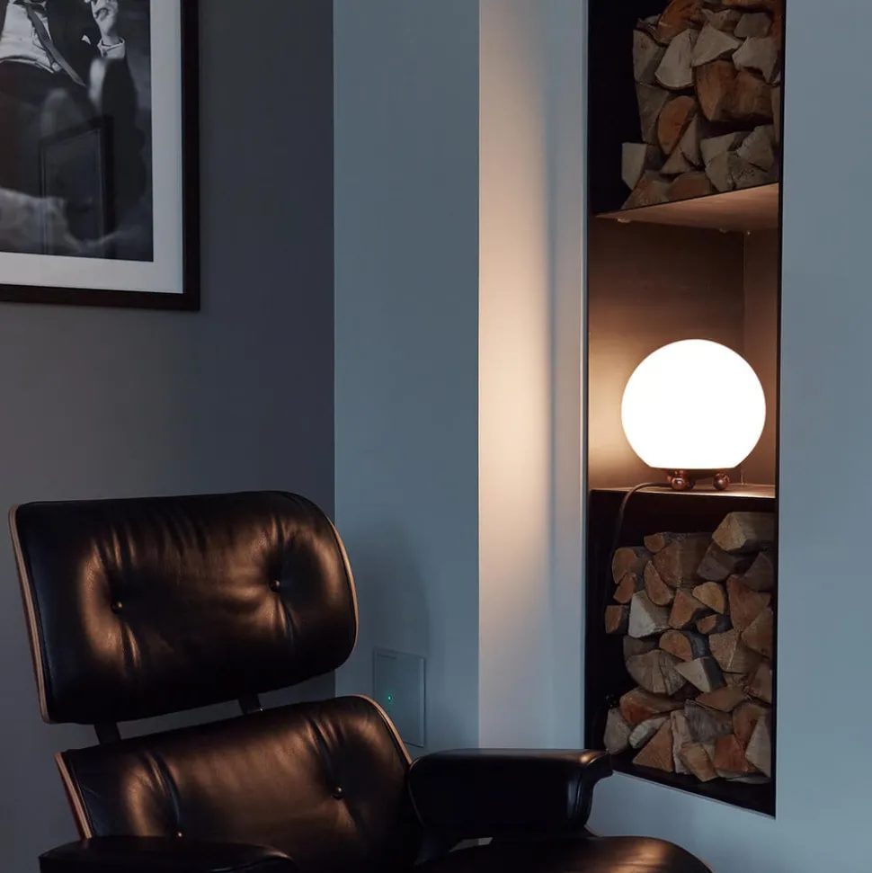 Tafellamp in Art Deco-stijl uit Frankrijk, chroom