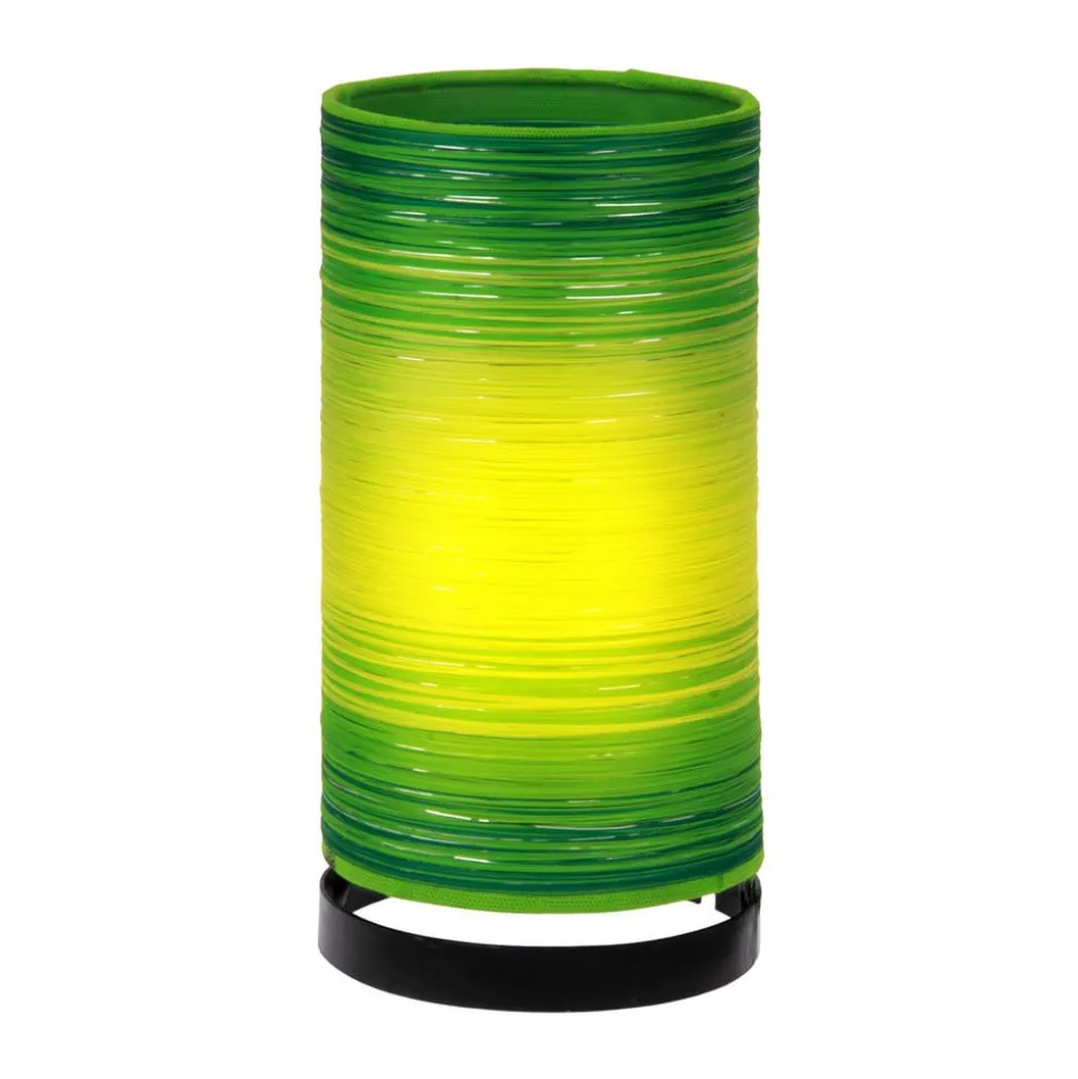 Tafellamp Julie met draad omwikkeld, groen