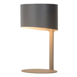 Tafellamp Knulle van metaal, grijs