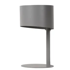 Tafellamp Knulle van metaal, grijs