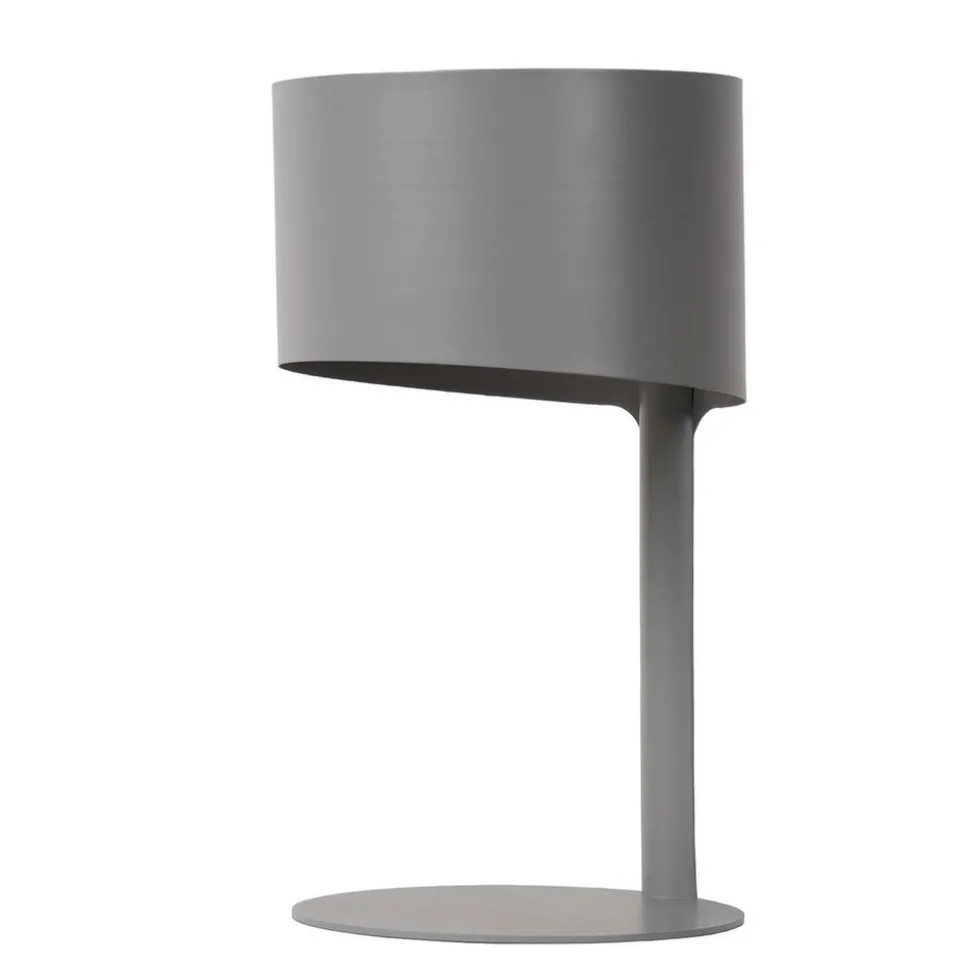 Tafellamp Knulle van metaal, grijs