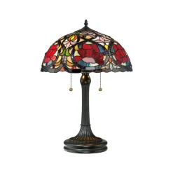 Tafellamp Larissa in Tiffany-stijl