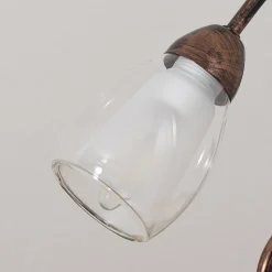 Tafellamp Liliana, 1-lamp, zwart, roségoud, metaal