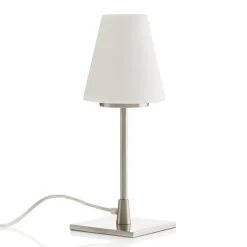 Tafellamp Lucy Big met touchfunctie, wit