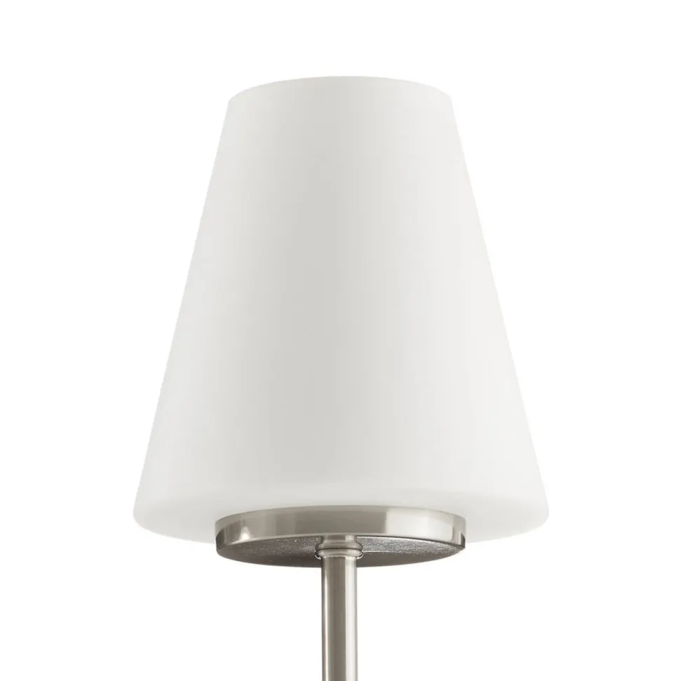 Tafellamp Lucy Big met touchfunctie, wit