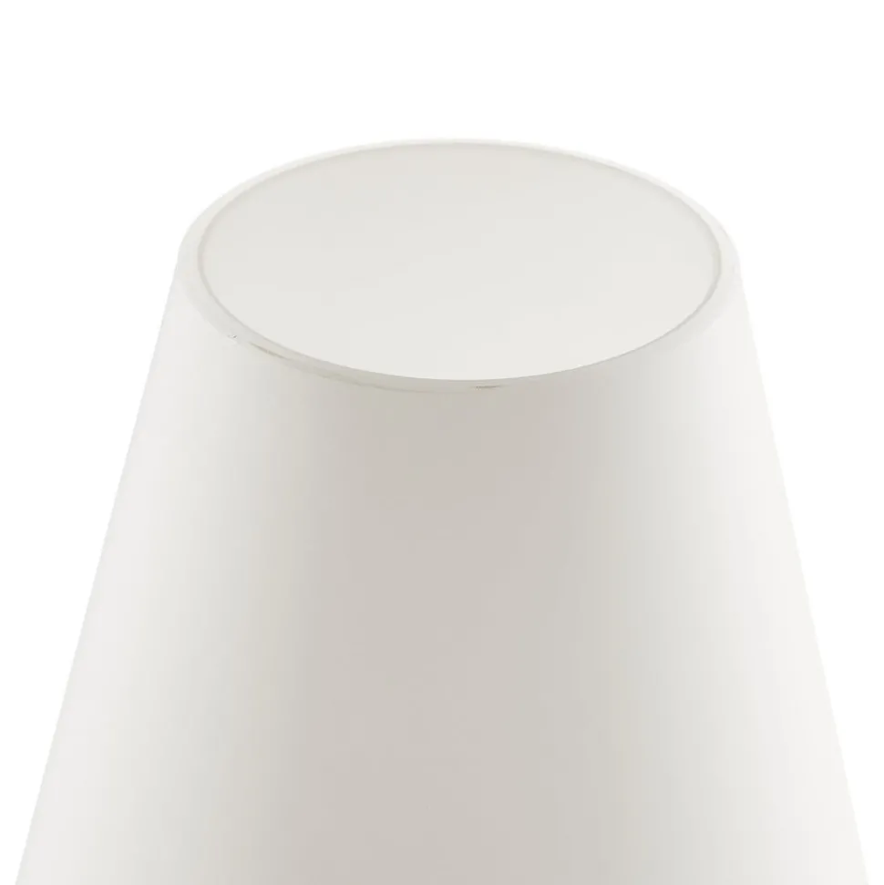 Tafellamp Lucy Big met touchfunctie, wit