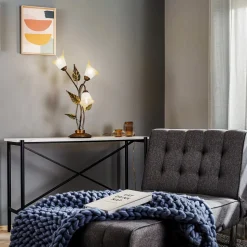 Tafellamp Miranda 3-lamps, brons