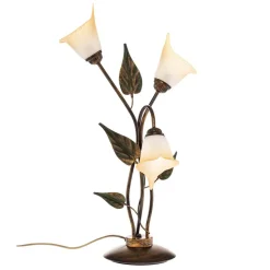 Tafellamp Miranda 3-lamps, brons