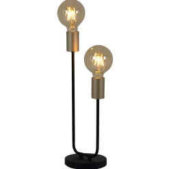 Tafellamp Modo, 2-lamps, zwart