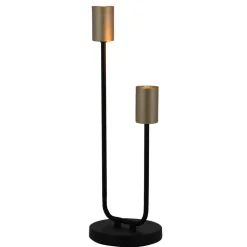 Tafellamp Modo, 2-lamps, zwart