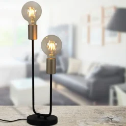 Tafellamp Modo, 2-lamps, zwart