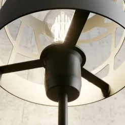 Tafellamp Module Frez Patroonscherm Ø17,5cm zwart