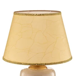 Tafellamp Mozart in ivoor/goud