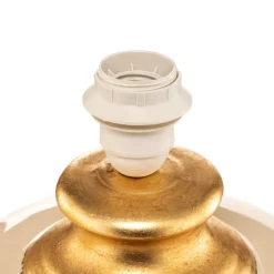 Tafellamp Mozart in ivoor/goud