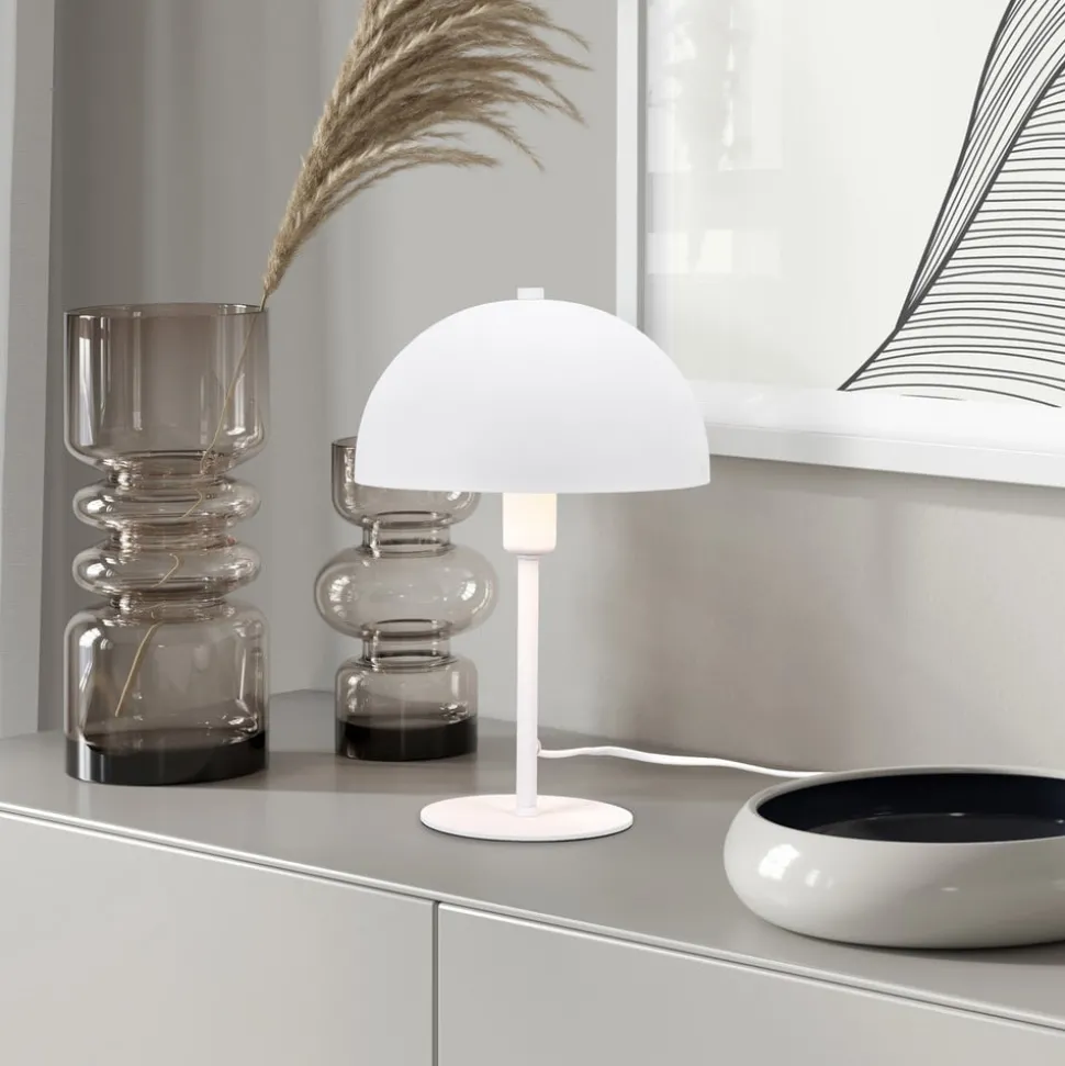 Tafellamp NOLA, hoogte 30 cm, wit