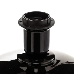 Tafellamp Palla, Ø 36 cm, zwart/goud