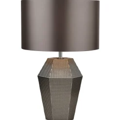 Tafellamp Polygon met glazen voet