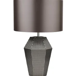 Tafellamp Polygon met glazen voet