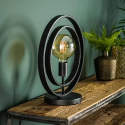 Tafellamp Ringelbach, antraciet, 1-lamp