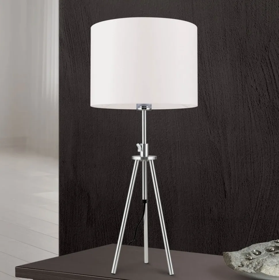 Tafellamp Roger, driebeen, verstelbaar