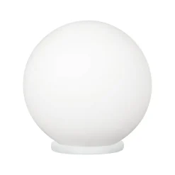 Tafellamp Rondo, Ø 20 cm, wit