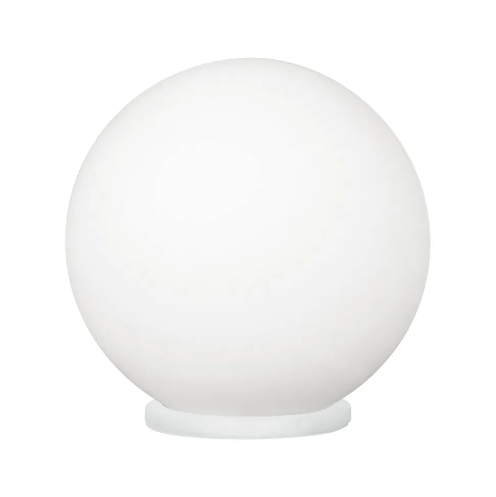 Tafellamp Rondo, Ø 20 cm, wit