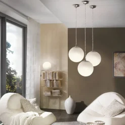 Tafellamp Rondo, Ø 20 cm, wit