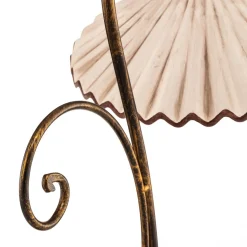 Tafellamp Rosina in brons met keramische kap