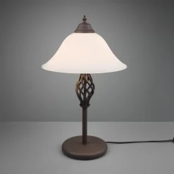 Tafellamp Rustica met snoerschakelaar, roest