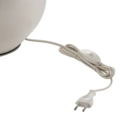 Tafellamp Sfera, hoogte 53 cm, wit/grijs