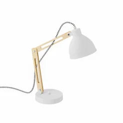 Tafellamp Skansen, verstelbaar, wit