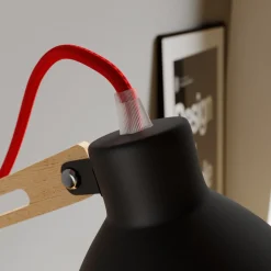 Tafellamp Skansen, verstelbaar, zwart