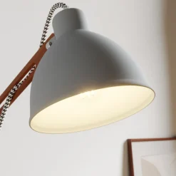 Tafellamp Skansen, verstelbaar, grijs