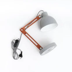 Tafellamp Skansen, verstelbaar, grijs