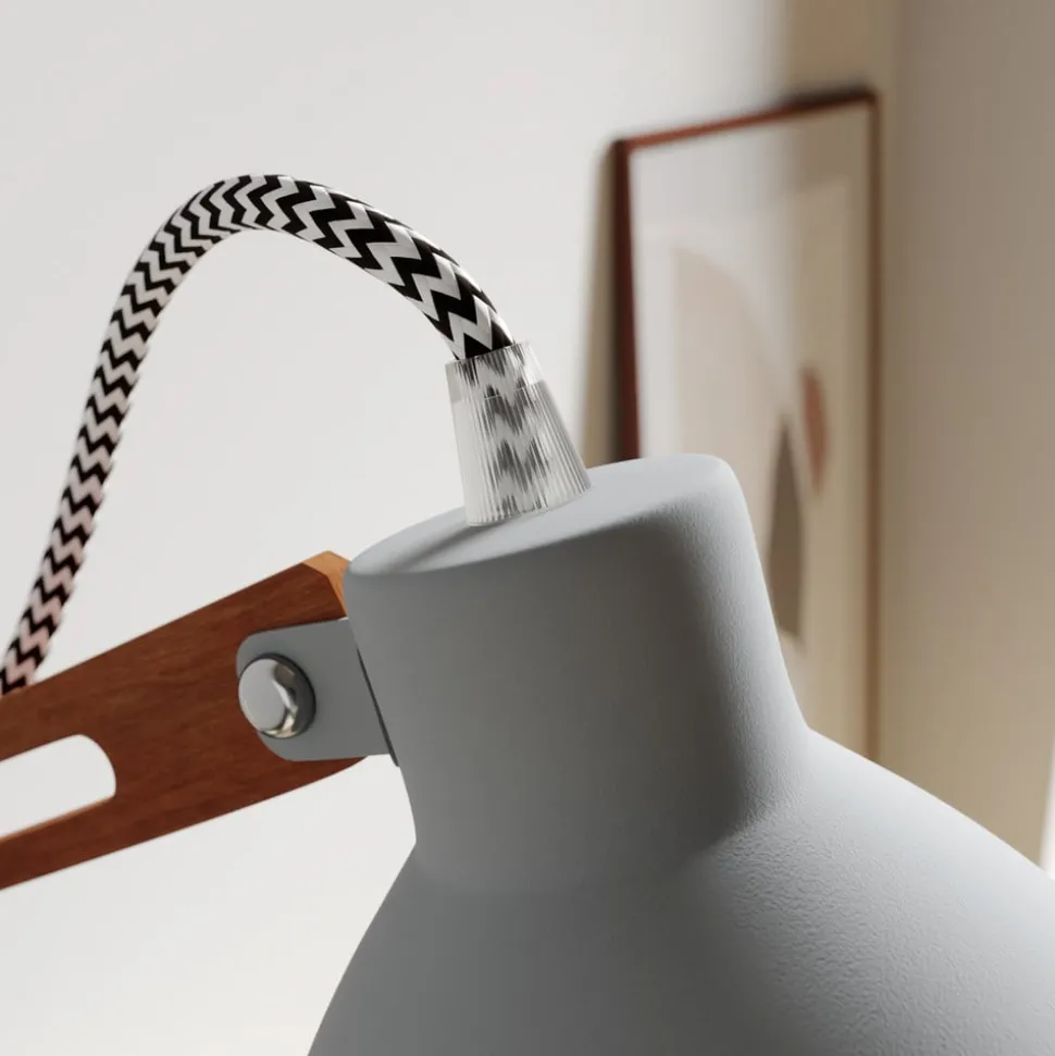 Tafellamp Skansen, verstelbaar, grijs