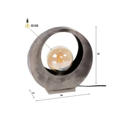 Tafellamp Sonorc, 1-lamp, volle maan