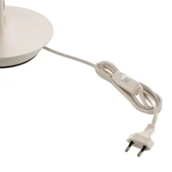 Tafellamp Stellina, stoffen kap, zeesterrenmotief