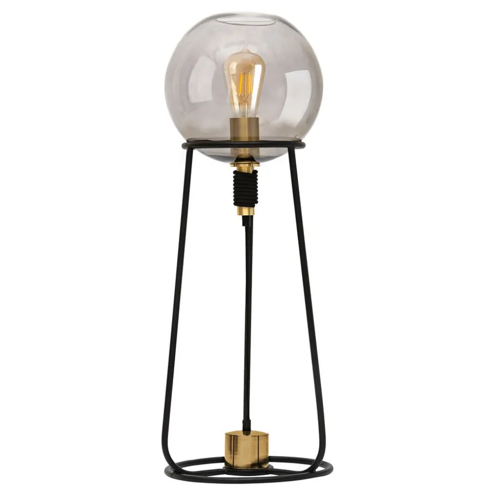 Tafellamp Stelo met glasbol-kap